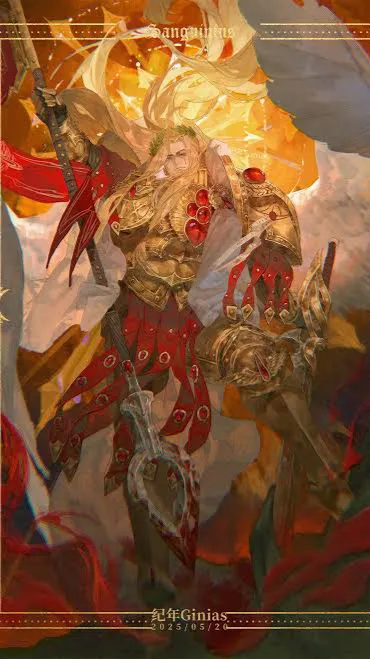 ai character: Sanguinius  background