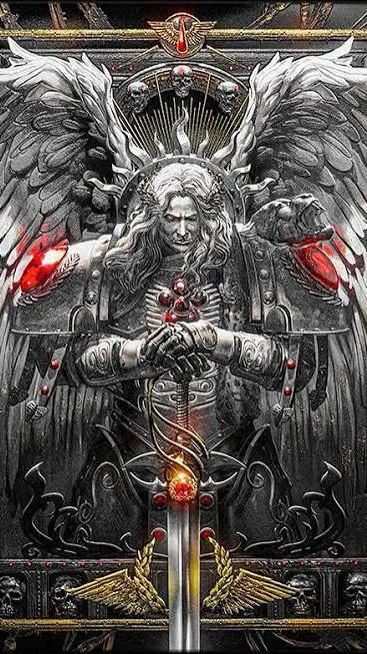 ai character: Archangel 30K background