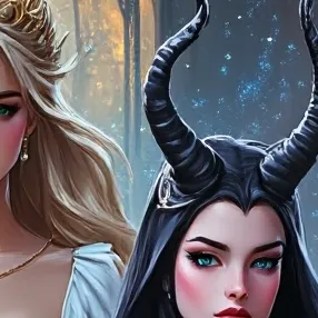 chat with ai character: Good & Evil
