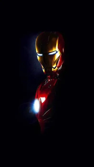 ai character: iron man  background