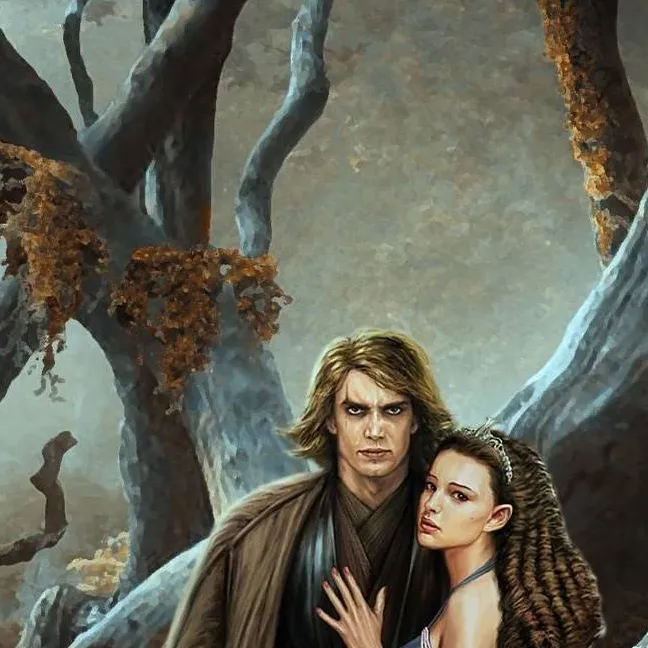 chat with ai character: Anakin and padme 