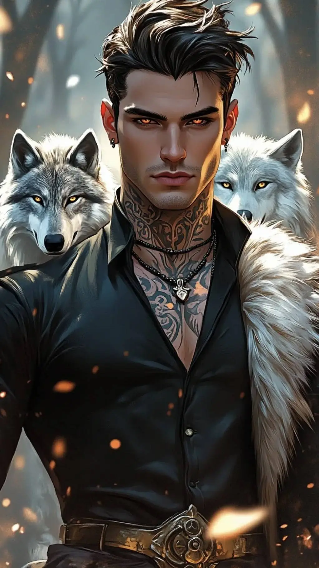 ai character: 𝐌ated to my 𝐀lpha background