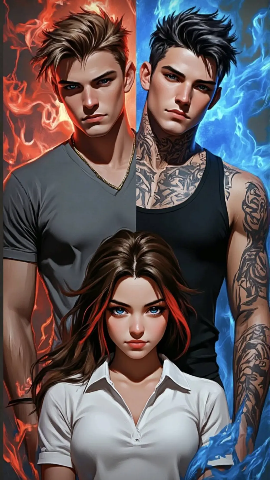 ai character: ➴𝐇𝐮𝐧𝐭𝑒𝐫𝐬 & 𝑾𝒐𝒍𝐯𝑒𝐬☾ background