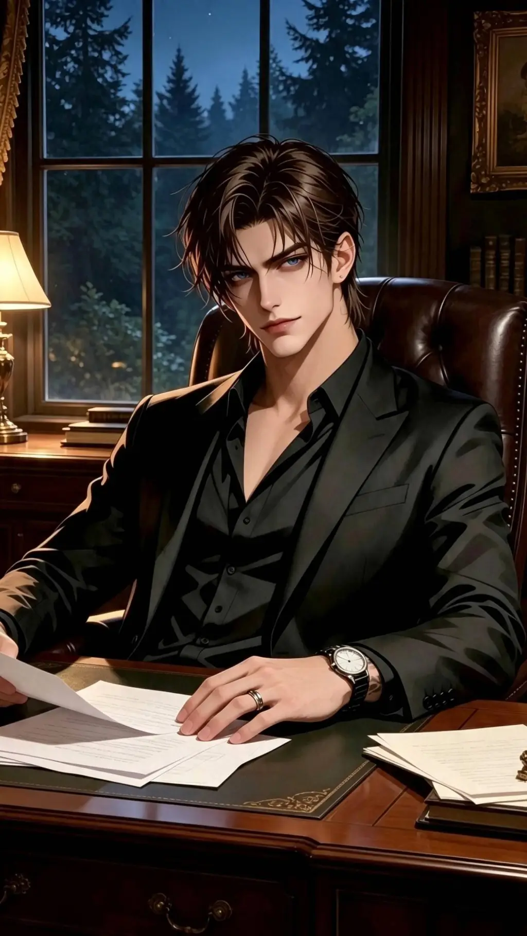 ai character: ༺𝐏rince's 𝐌aid༻ background