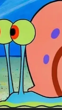 ai character: Gary the snail etc background