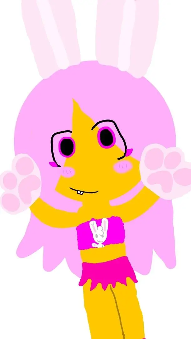 ai character: bun bun background