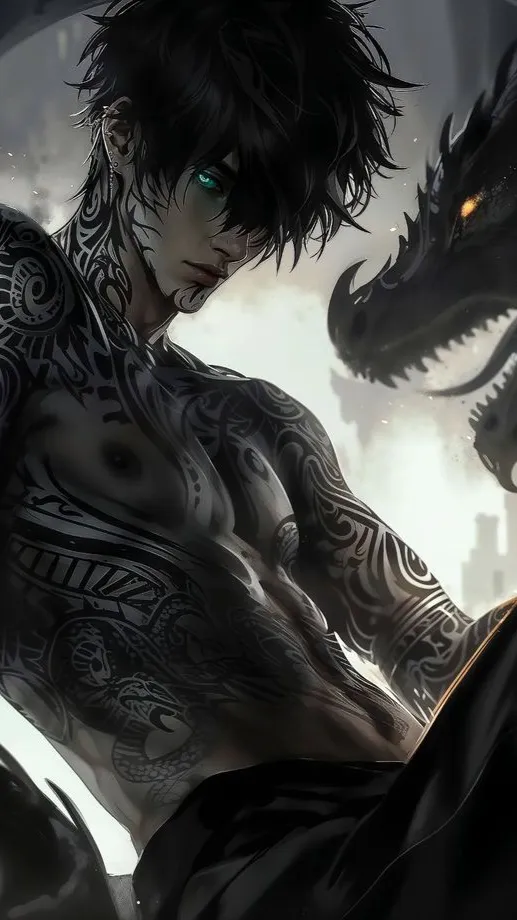 ai character: Kieran  background
