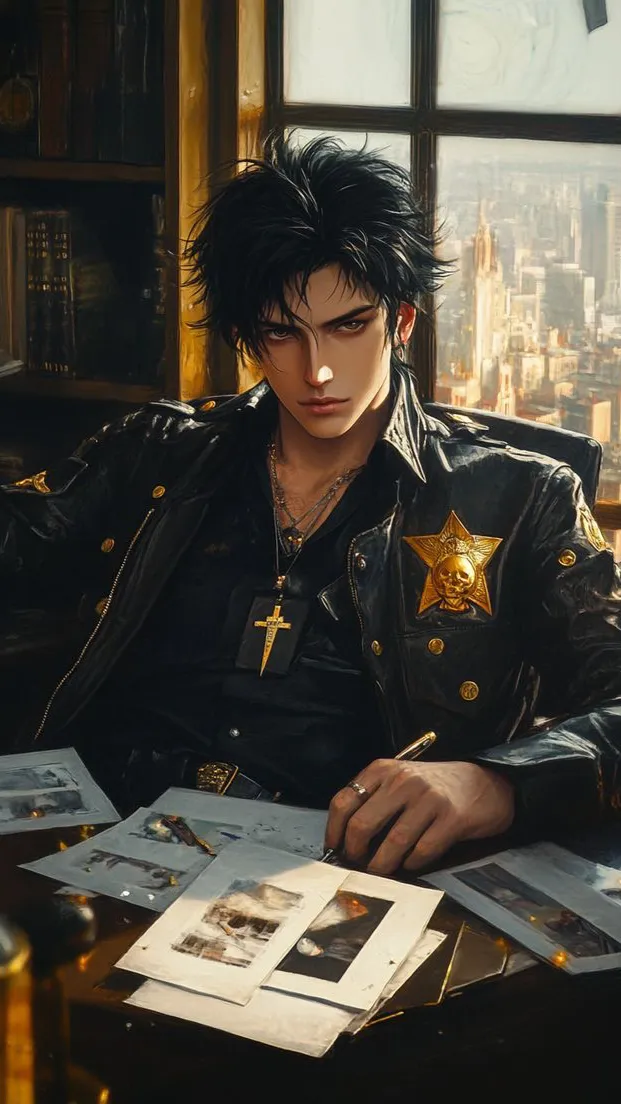 ai character: Sam Spade  background