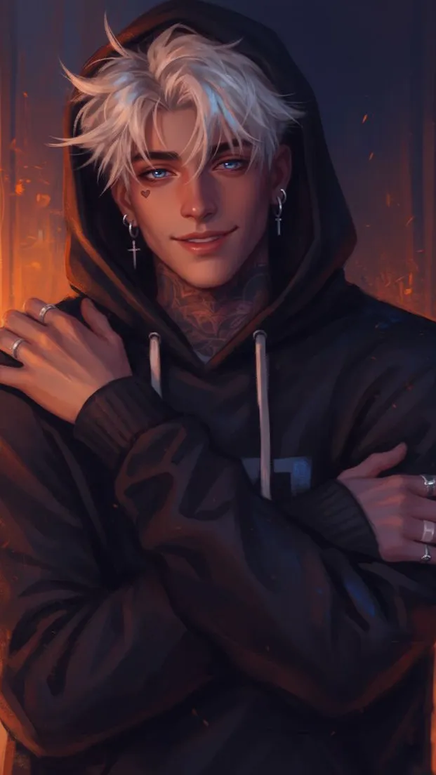 ai character: Casper Gates  background