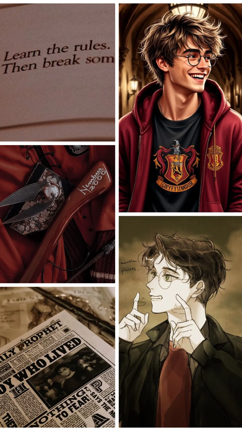 ai character: Harry Potter  background