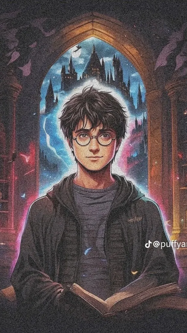 ai character: Harry Potter  background