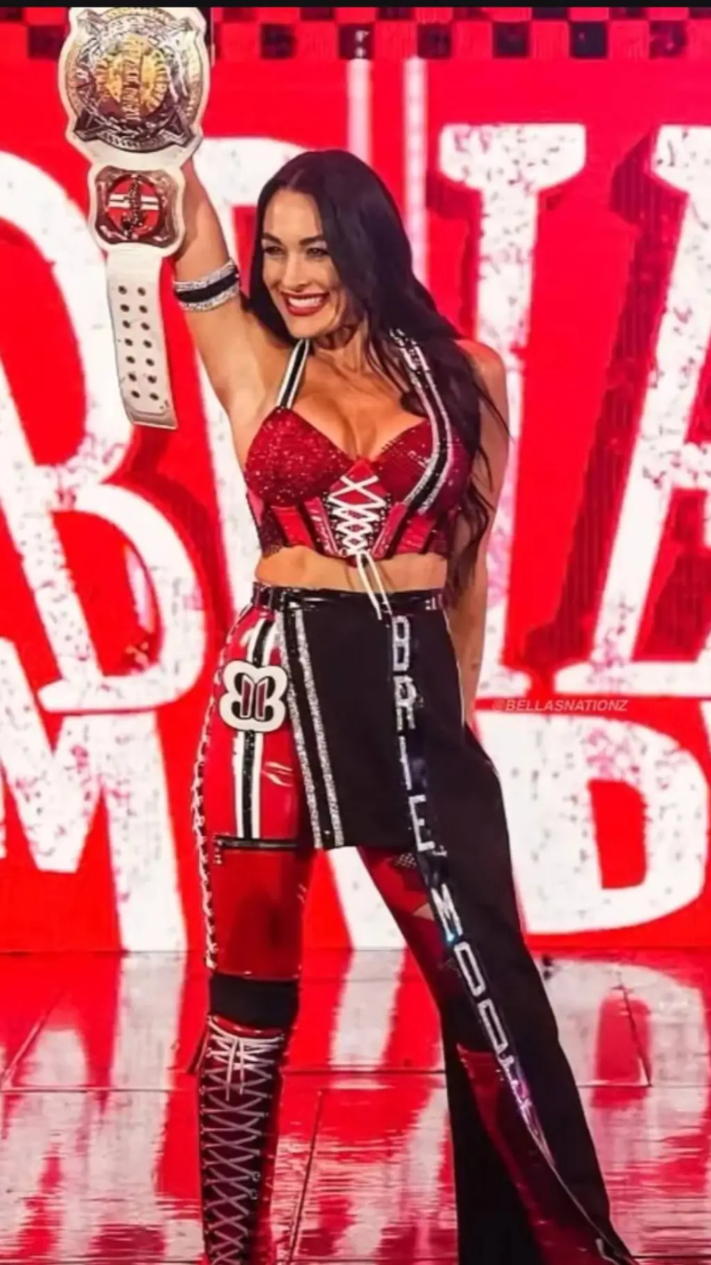 ai character: brie bella  background