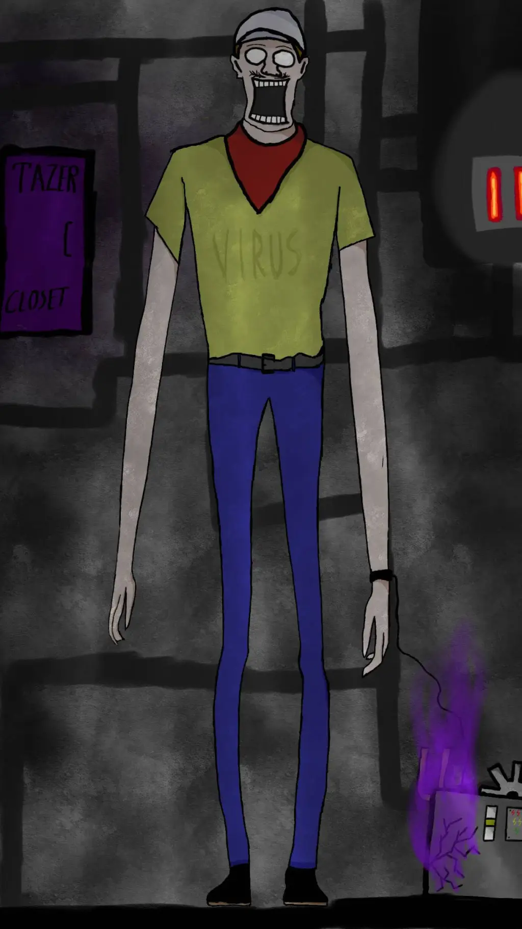 ai character: VIRUS Elijah background