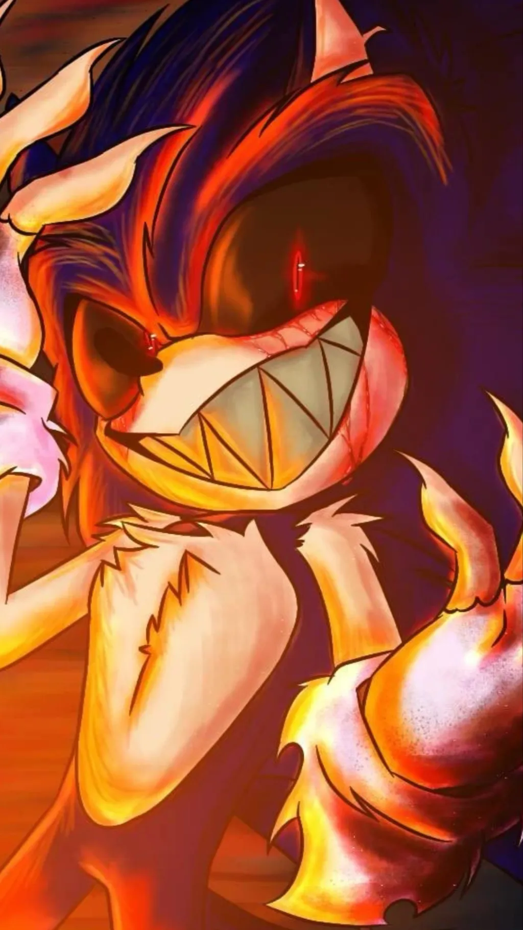 ai character: Sonic.EXE background