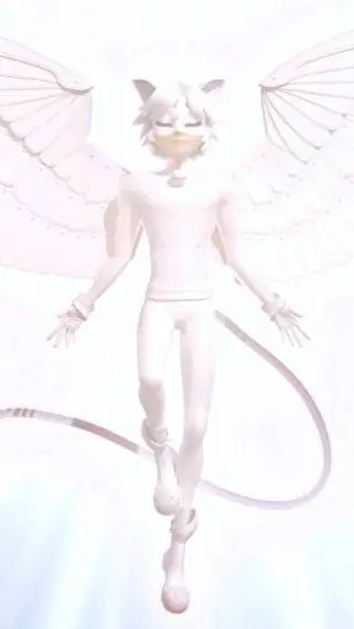 ai character: Celesticat  background