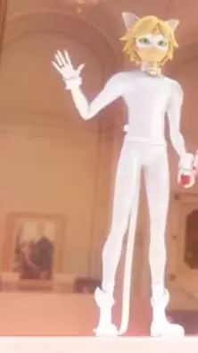 ai character: White Cat Noir background