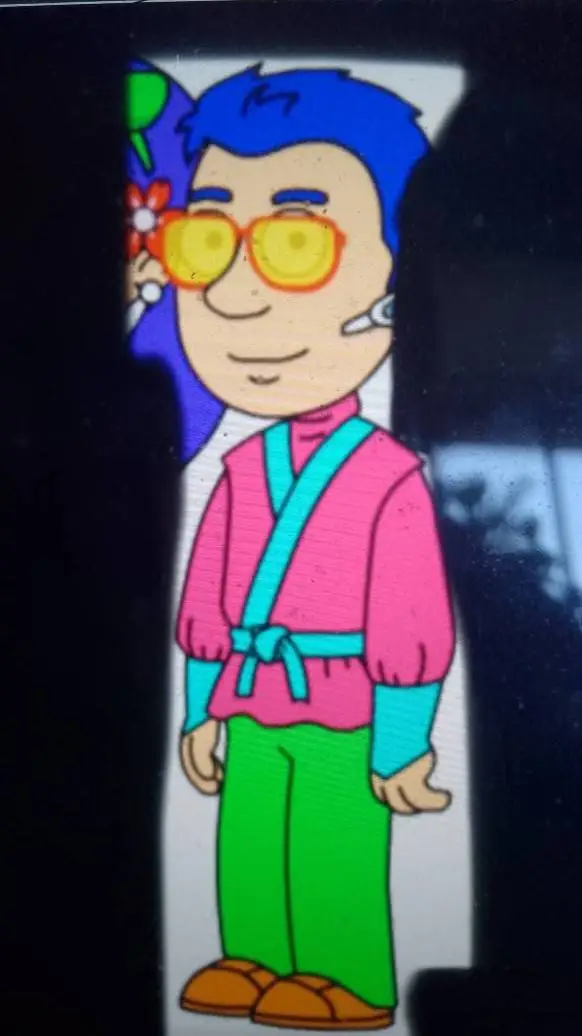 ai character: Mordecai  background