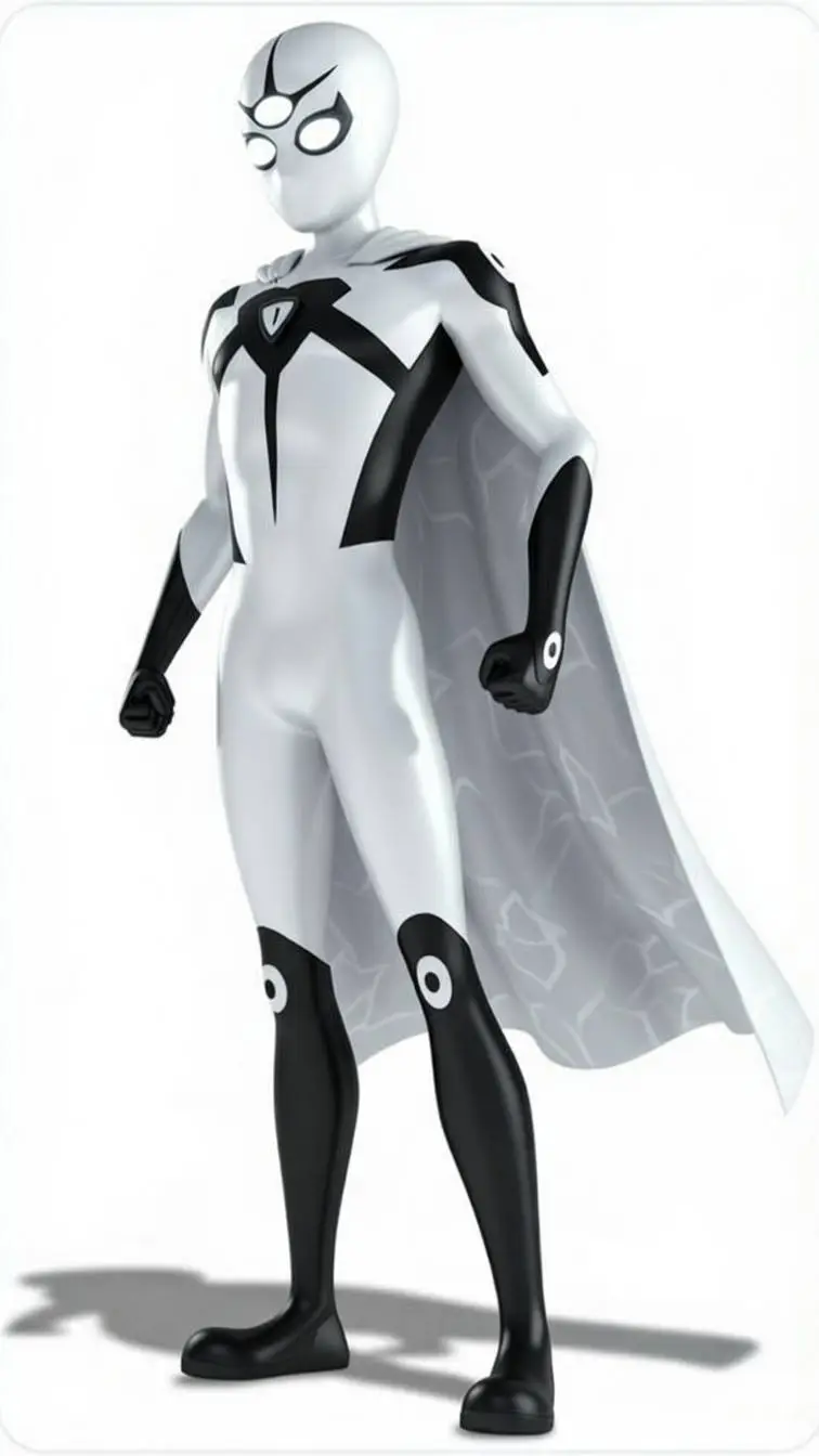 ai character: BlacknWhite Ranger background