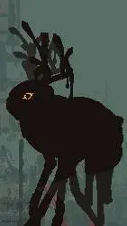 ai character: raindeer background