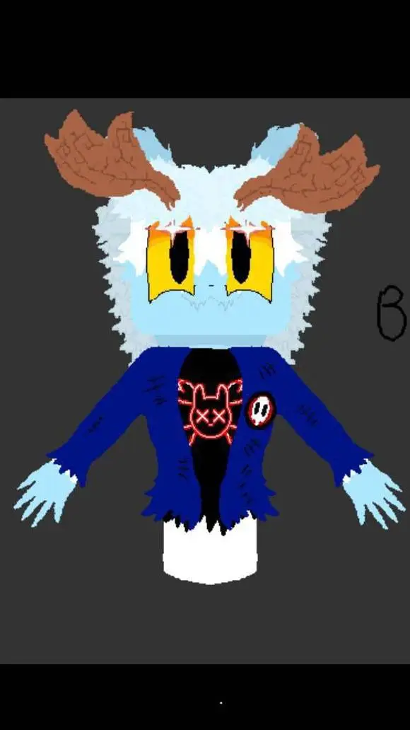 ai character: 2952 \ snowy background