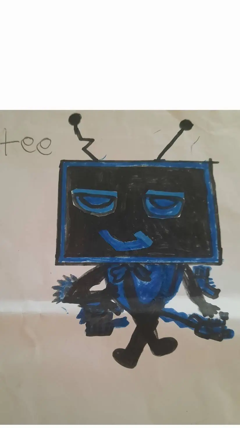 ai character: Tee background