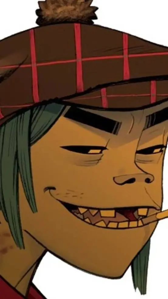 ai character: Gorillaz  background