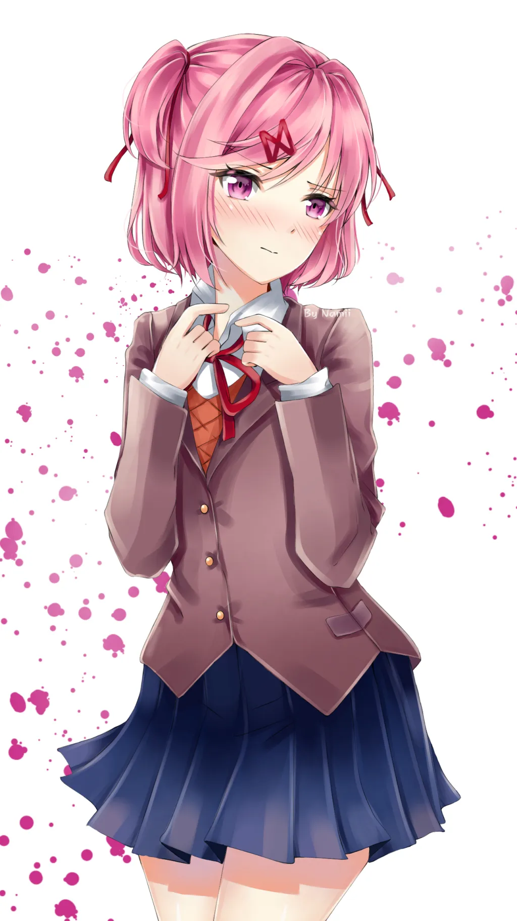 ai character: Natsuki background