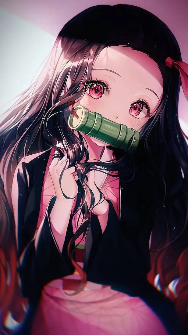 ai character: nezuko x zenetso🧡 background