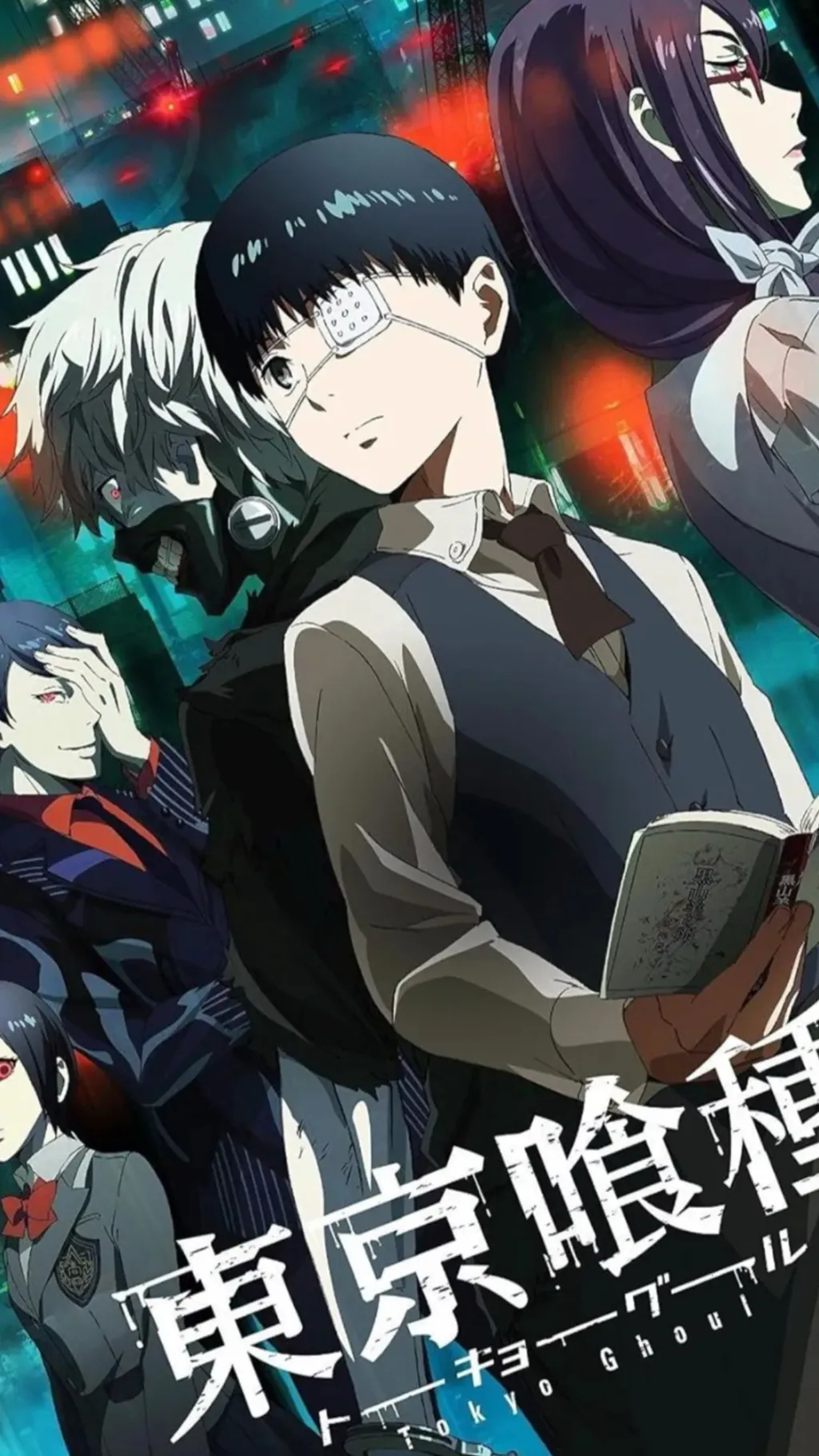 ai character: Tokyo ghoul background