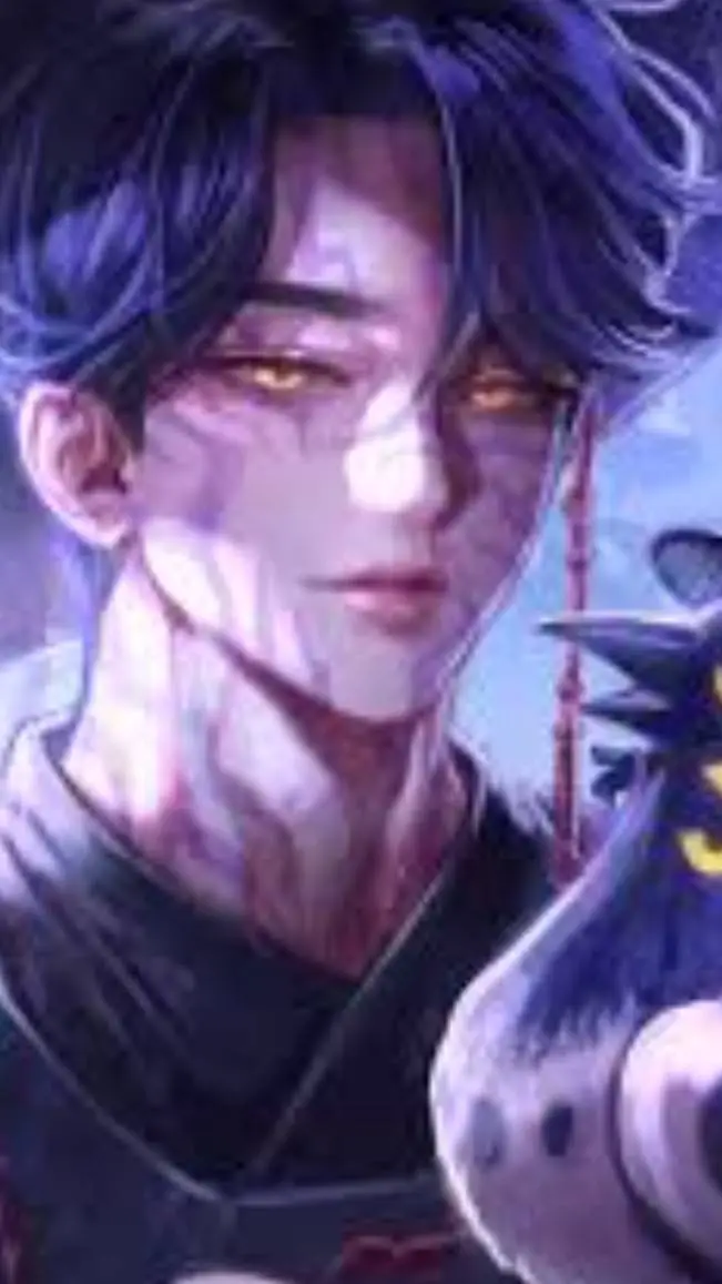 ai character: {grumpy jinu} background