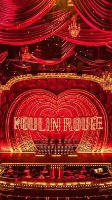 ai character: Moulin Rouge background