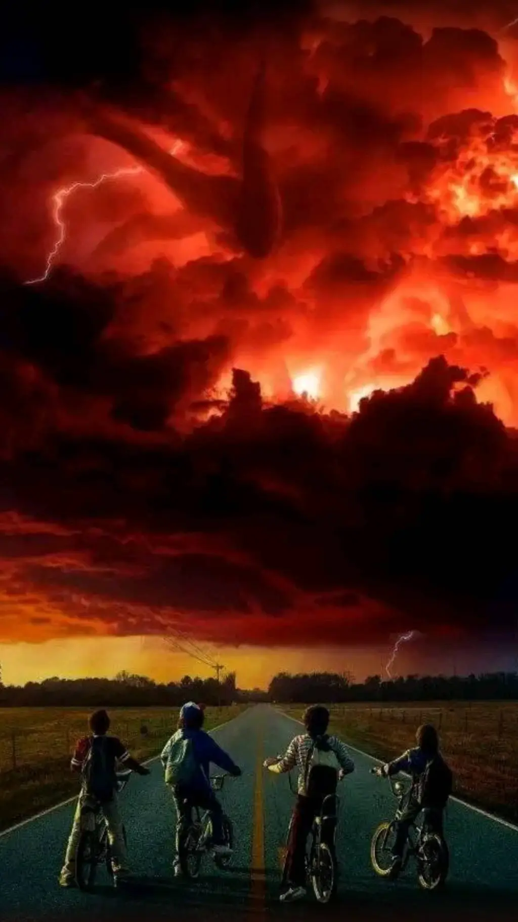 ai character: Stranger things background