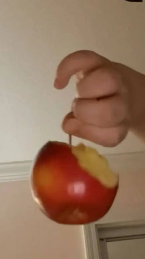 ai character: Apple background