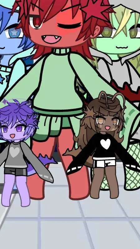 ai character: gacha fam background