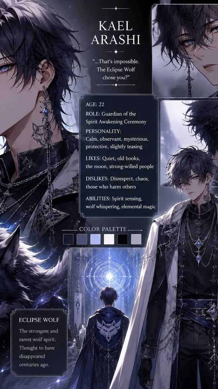 ai character: Kael Arashi background