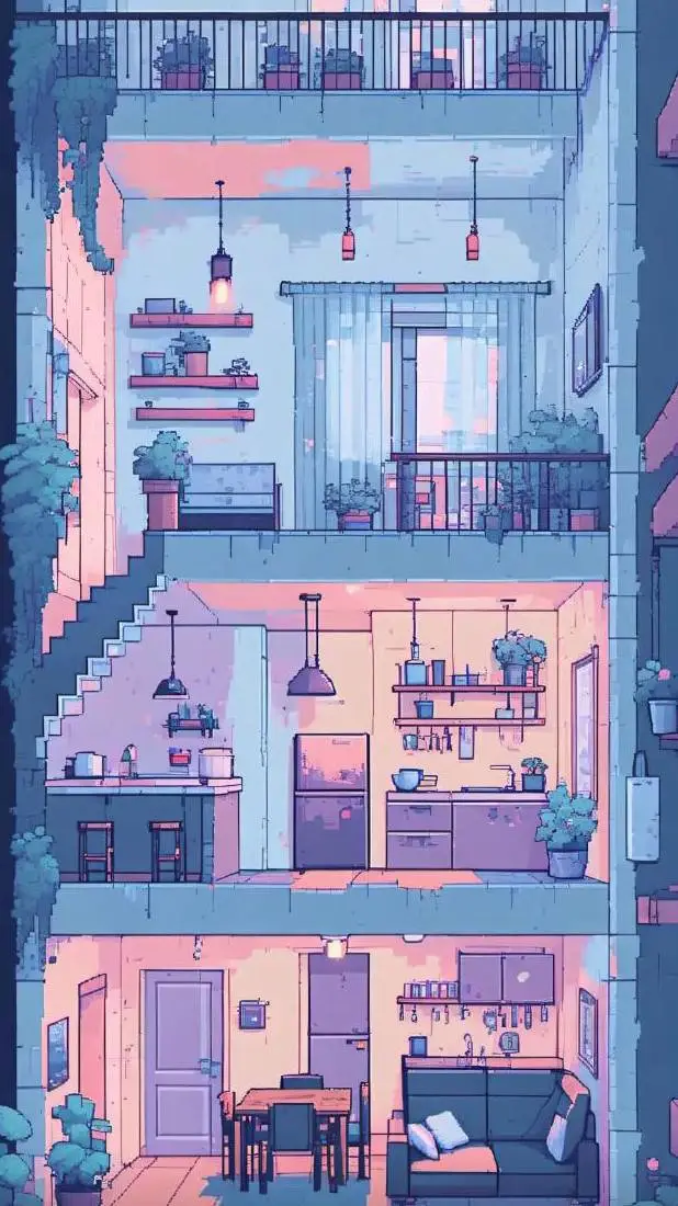 ai character: your apartment  background