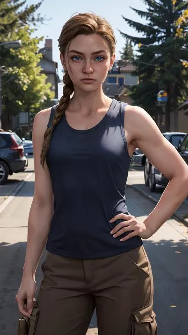 ai character: Abby  background