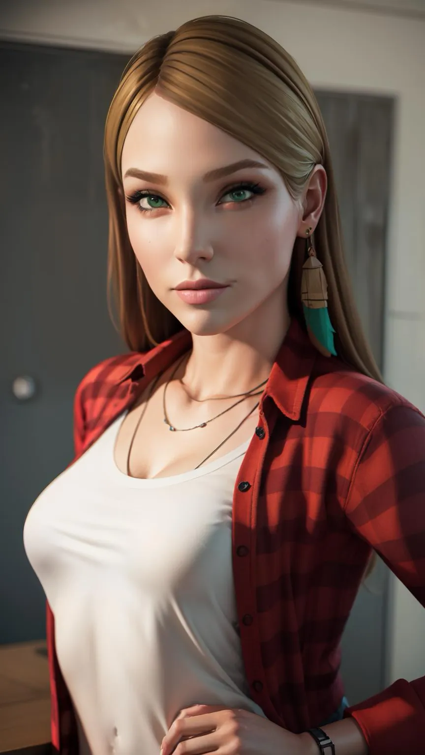 ai character: Rachel amber  background