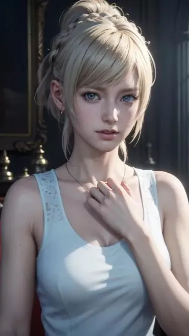 ai character: Luna  background