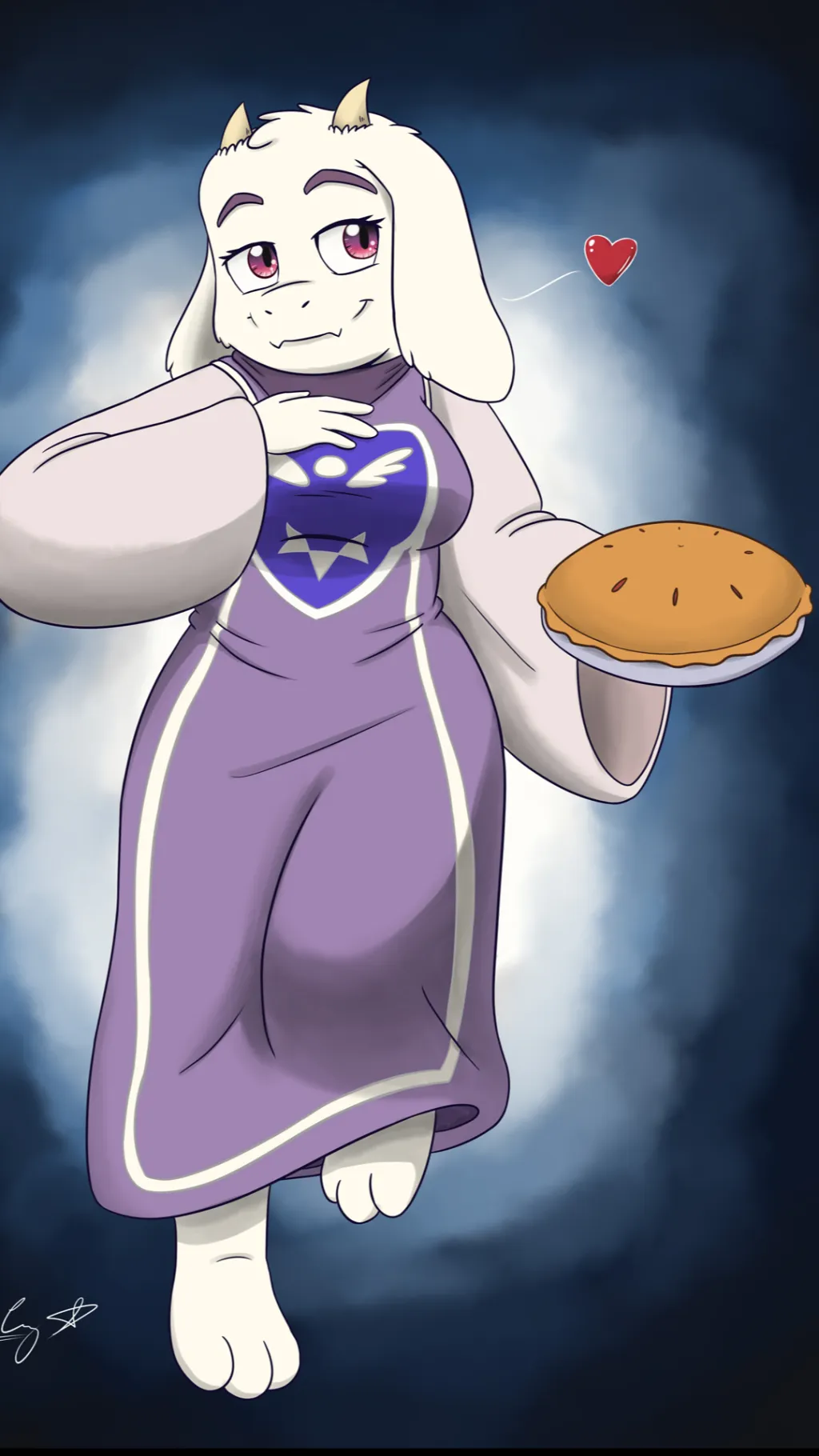 ai character: Toriel background