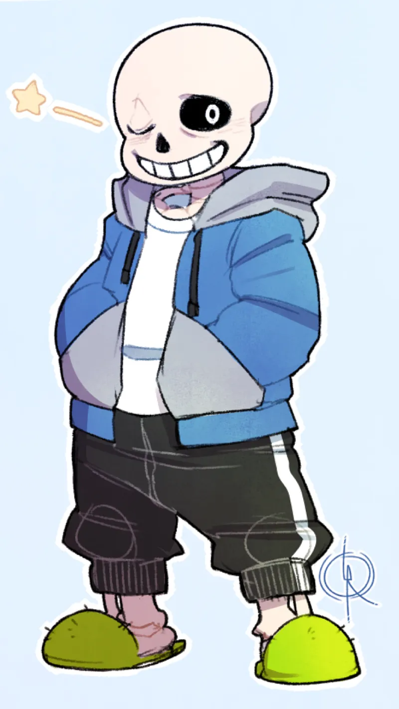 ai character: Sans background