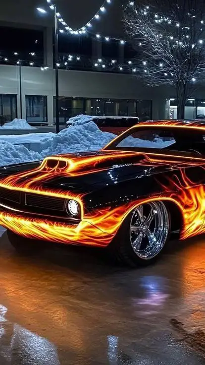 ai character: haunted car background