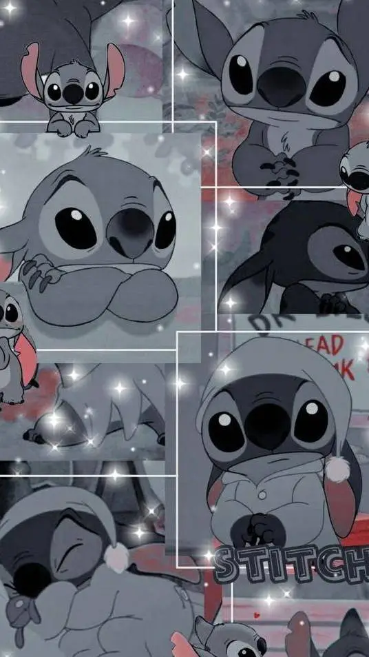 ai character: <3 stitch <3  background