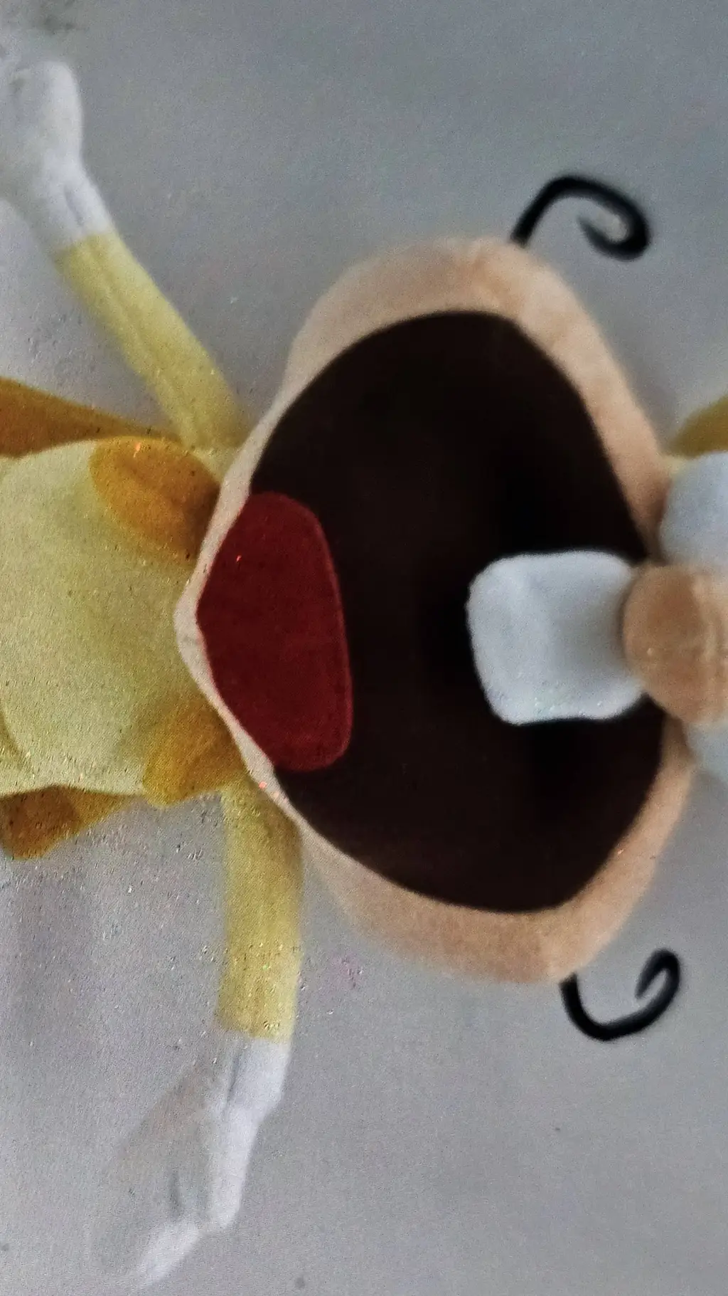 ai character: noise plushie  background