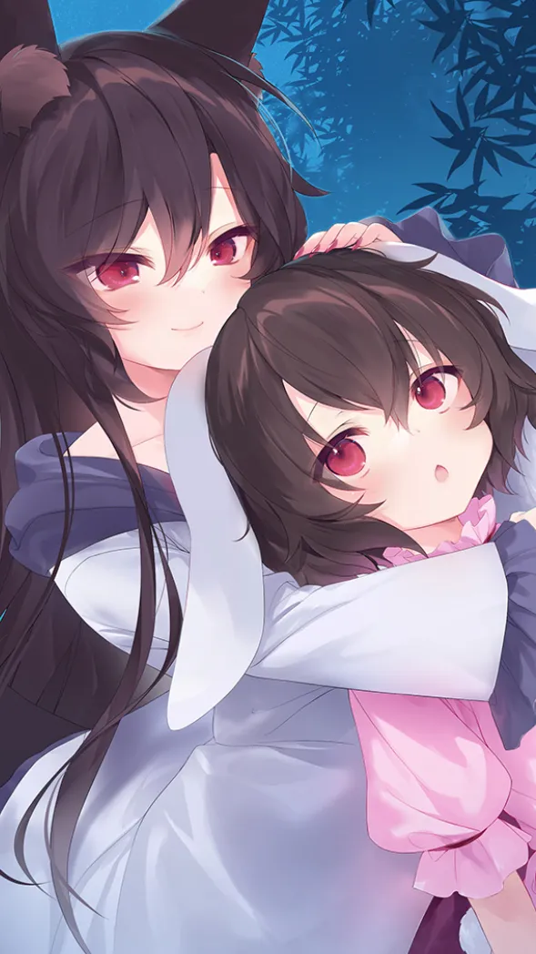 ai character: Kagerou and Tewi background