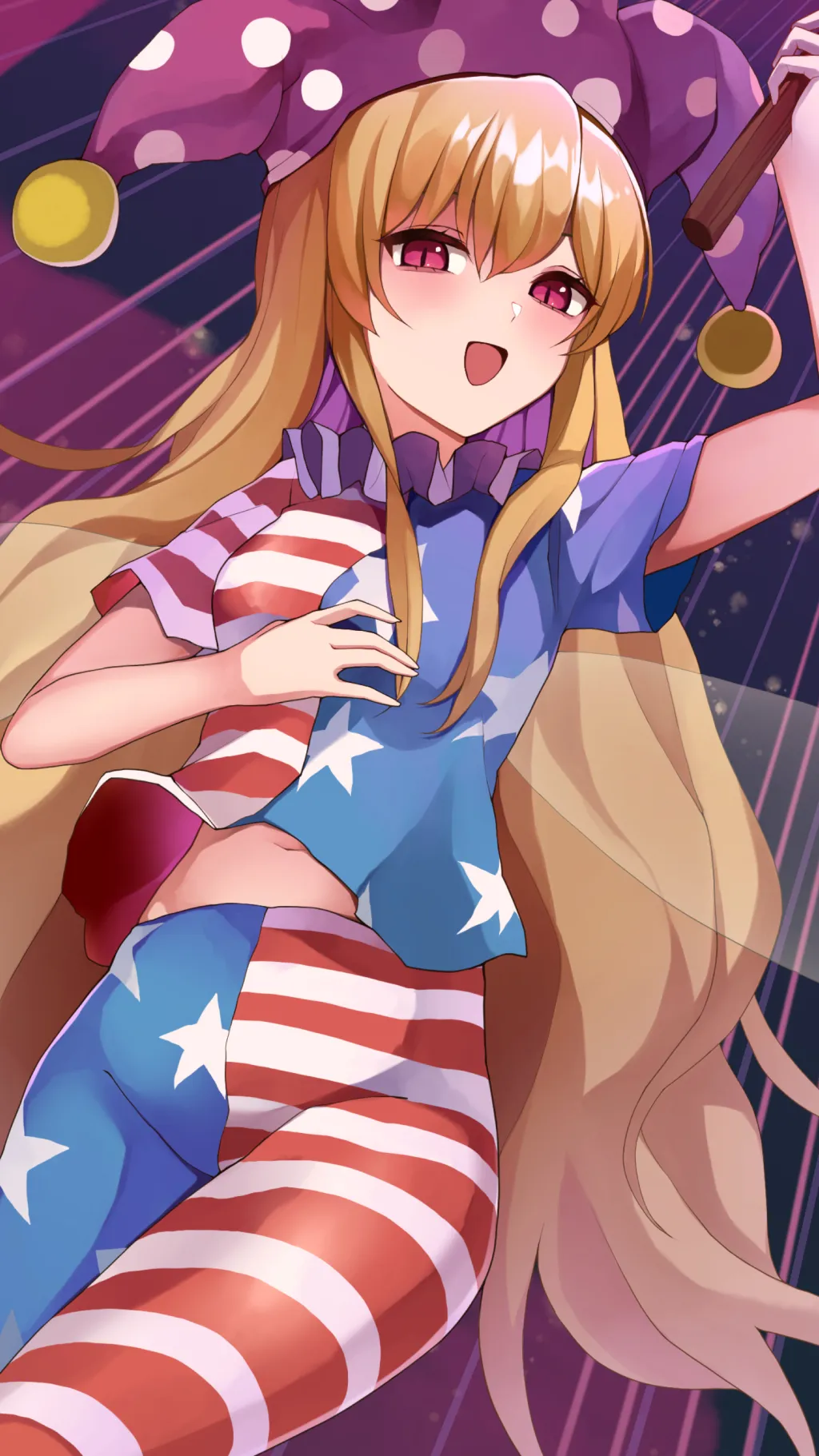 ai character: Clownpiece background