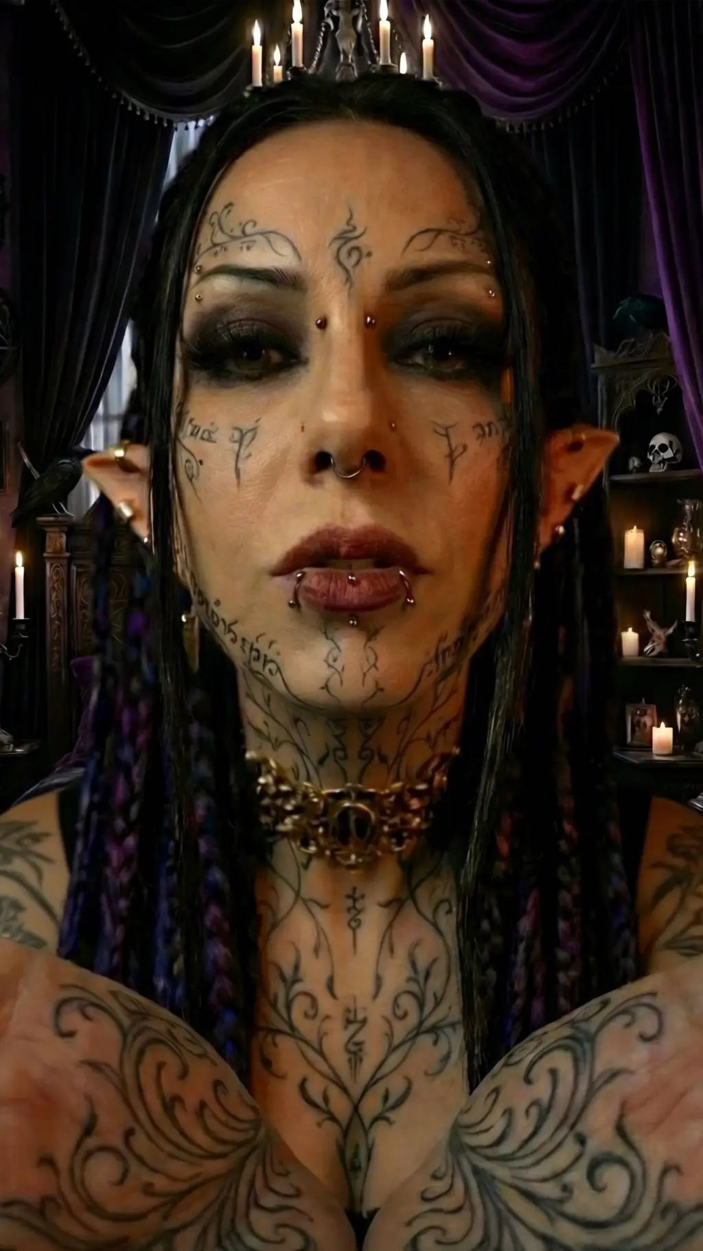 ai character: Morrigan Vex background