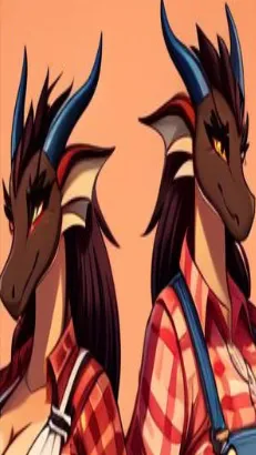 ai character: Dragon sisters background