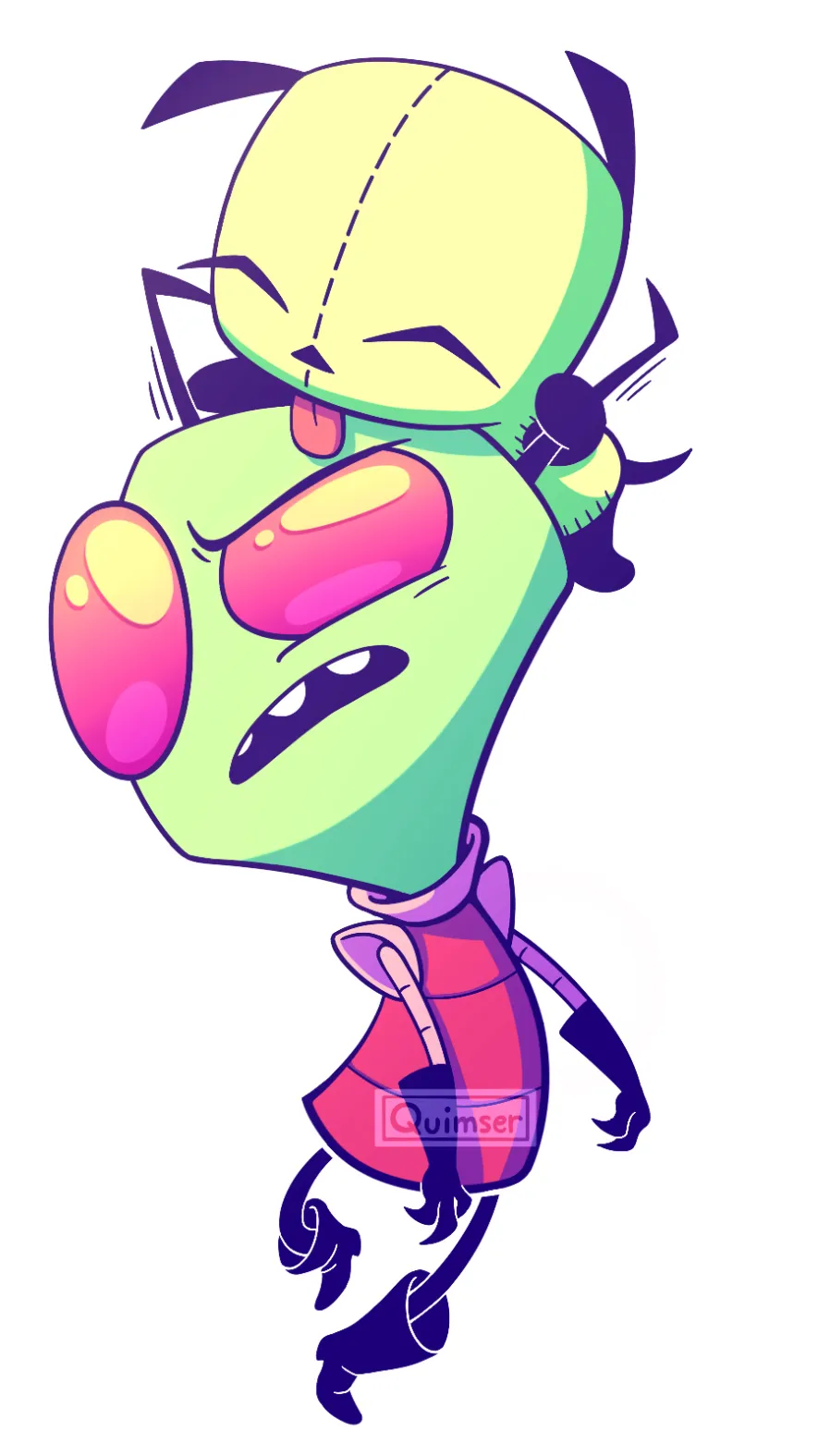 ai character: Invader Zim :3 background