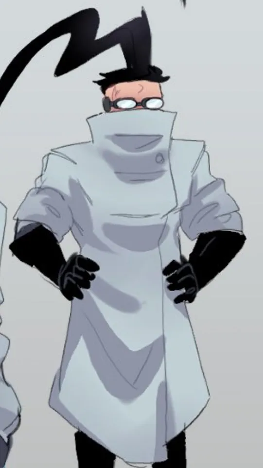 ai character: PROF. MEMBRANE🧪 background